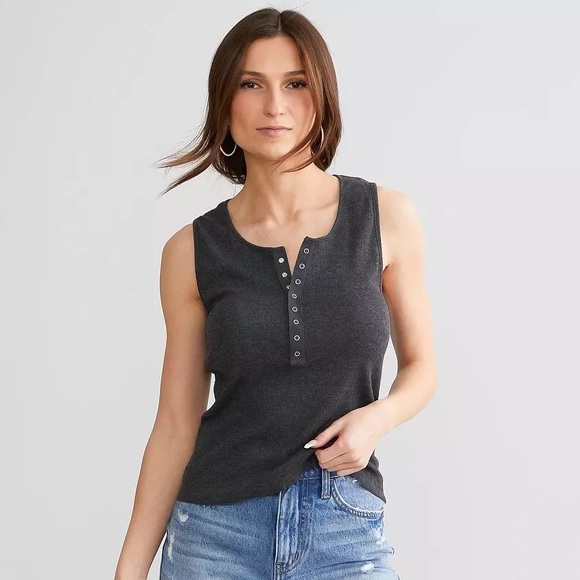 Free People Intimately Laid Back Henley Tank✨ - Picture 6 of 8
